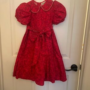 Elegant Red Kids Formal Dress